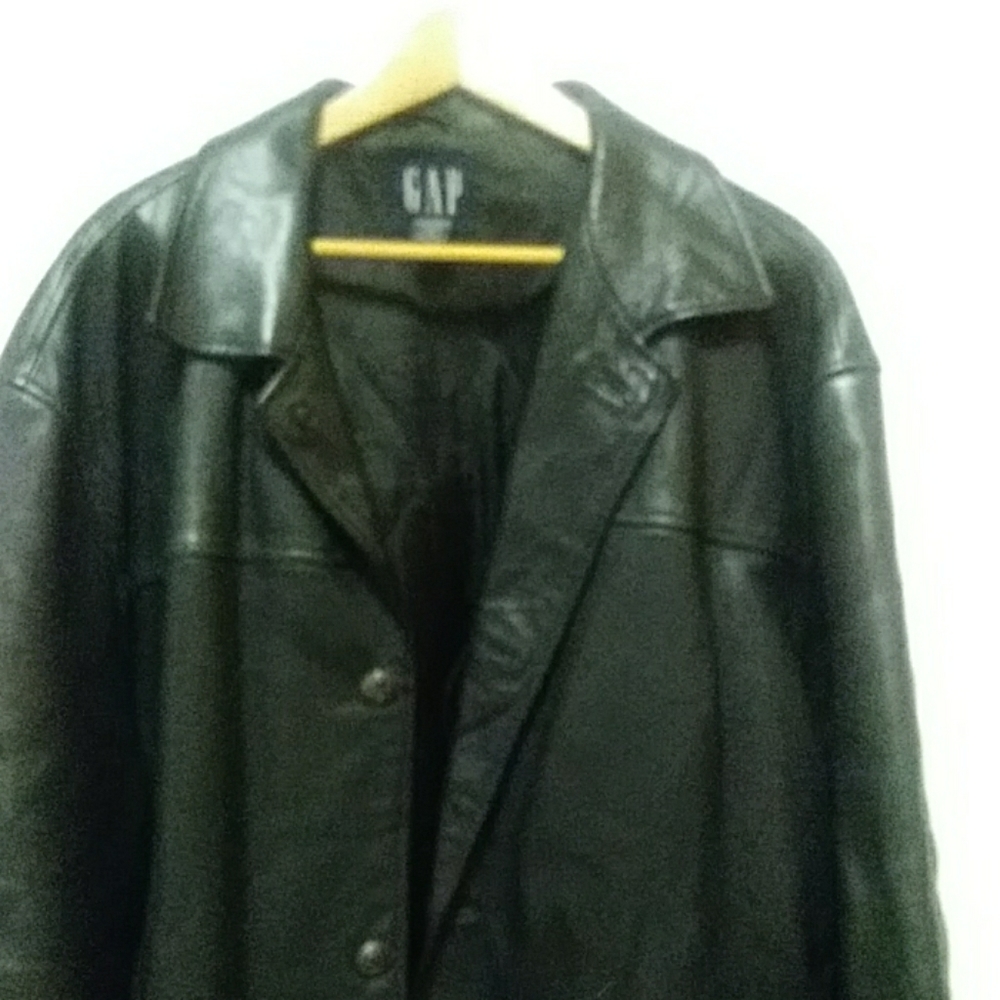 *SOLD* Heavy duty Leather coat - Gap